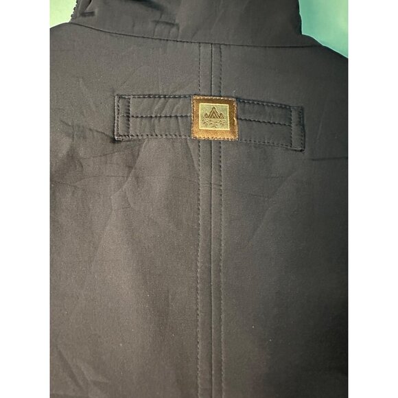 Rainforest Mens XL Black Field Jacket Thermolite Insulated Utility Corduroy neck - Picture 3 of 9